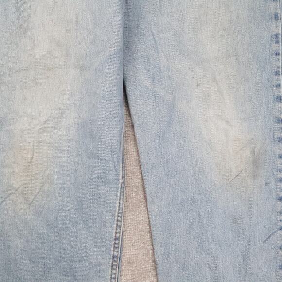 Levi's 550 Relaxed Fit 36x32 Light Wash Blue Denim Jeans - Picture 9 of 16